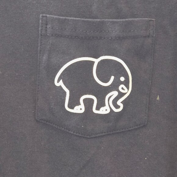 Ivory Ella 100% Cotton Save The Elephants Long Sleeve Front Pocket Tee Shirt - Picture 2 of 5